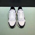 Prada New Calf Leather Mesh Leisure Sneakers For Men 
