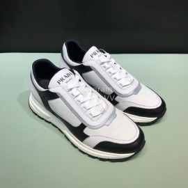 Prada New Calf Leather Mesh Leisure Sneakers For Men 