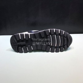 Prada New Calf Leather Mesh Leisure Sneakers For Men 