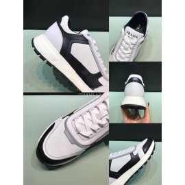 Prada New Calf Leather Mesh Leisure Sneakers For Men 