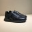 Prada New Calf Leather Mesh Casual Sneakers For Men Black