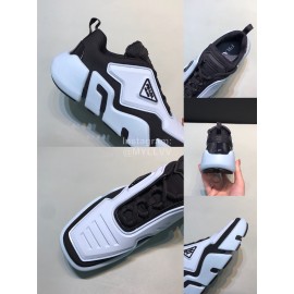 Prada Fashion Thick Rubber Sole Sneakers For Men Blue