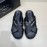 Prada Summer Calf Leather Cross Slippers Black For Men