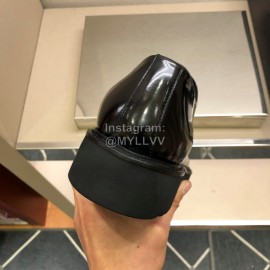 Prada Fashion Black Cowhide Lace Up Shoes For Men 