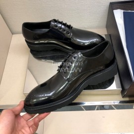 Prada Fashion Cowhide Lace Up Shoes For Men 