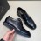 Prada Carved Leather Lace Up Shoes For Men