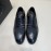 Prada Carved Leather Lace Up Shoes For Men Black