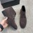 Prada Velvet Cowhide Short Boots For Men Coffee
