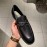 Prada Saffiano Leather Casual Business Loafers For Men
