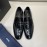 Prada Crocodile Pattern Leather Casual Loafers For Men