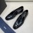 Prada Crocodile Pattern Leather Casual Loafers For Men