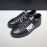 Prada Black Silk Screen Logo Cowhide Sneakers For Men