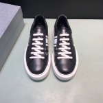 Prada Printed Cowhide Sneakers For Men Black