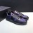 Prada Cowhide Lace Up Sneakers For Men Blue