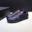 Prada Cowhide Lace Up Sneakers For Men Blue