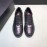 Prada Black Cowhide Lace Up Sneakers For Men 