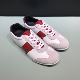 Prada Fashion Lace Up Casual Sneakers For Men Red