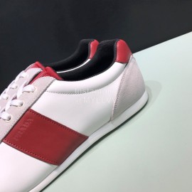 Prada Fashion Lace Up Casual Sneakers For Men Red