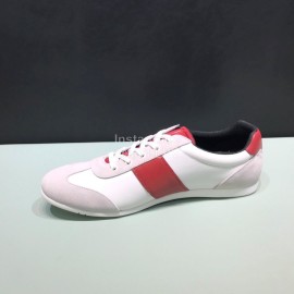 Prada Fashion Lace Up Casual Sneakers For Men Red
