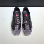 Prada Fashion Lace Up Casual Sneakers For Men Black
