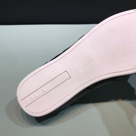 Prada Fashion Lace Up Casual Sneakers For Men Black