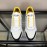 Prada Cowhide Thick Soled Sneakers For Men Yellow