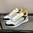Prada Cowhide Thick Soled Sneakers For Men Yellow