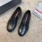 Prada Cowhide Casual Business Loafers For Men Black
