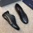 Prada Black Cowhide Casual Business Loafers For Men 