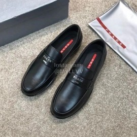 Prada Cowhide Casual Business Loafers For Men 