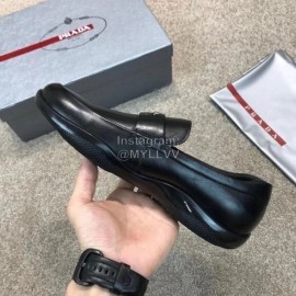 Prada Cowhide Casual Business Loafers For Men 