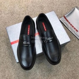 Prada Cowhide Casual Business Loafers For Men 