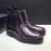 Prada Fashion Cowhide Chelsea Boots For Men Brown