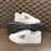 Prada Fashion Cowhide Lace Up Casual Sneakers For Men White