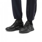 Prada Nylon Cowhide Casual Sneakers For Men Black
