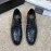 Prada Cowhide Lace Up Casual Shoes For Men Black