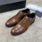 Prada New Cowhide Lace Up Casual Shoes For Men Brown