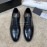 Prada New Cowhide Lace Up Casual Shoes For Men Black