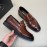 Prada New Cowhide Casual Loafers For Men Brown