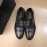 Prada Cowhide Lace Up Business Shoes For Men Gray