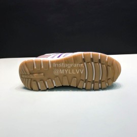 Prada Cowhide Mesh Casual Sneakers For Men White