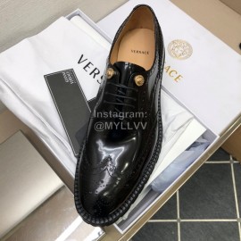 Prada Black Calf Leather Lace Up Casual Business Shoes For Men 