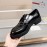 Prada New Cowhide Casual Business Shoes For Men Black