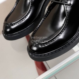 Prada New Cowhide Casual Business Shoes For Men Black