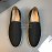 Prada Cowhide Casual Loafers For Men Black
