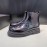 Prada Calf Leather Canvas High Top Shoes For Men Black