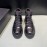 Prada Cowhide Canvas Lace Up High Top Shoes For Men 