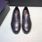 Prada Fashion Calf Leather Business Shoes Black For Men 