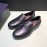 Prada Fashion Calf Leather Business Shoes Black For Men 