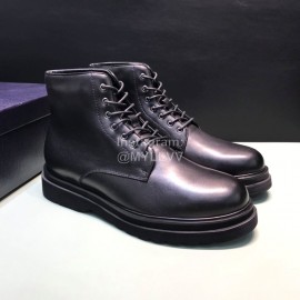 Prada Cowhide Velvet Lining High Top Casual Shoes For Men